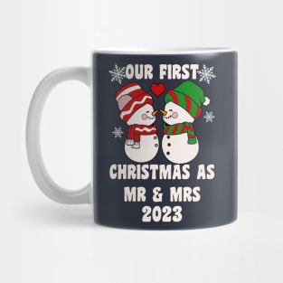 Our First Christmas as Mr & Mrs 2023 Mug